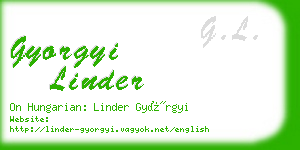 gyorgyi linder business card